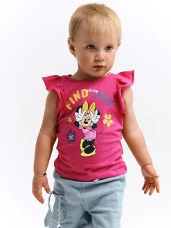 GATE Bawełniana koszulka Minnie|Dzieci Dziewczynki·Koszulki I Topy