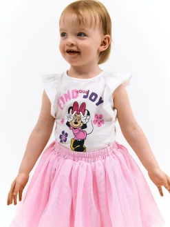 GATE Bawełniana koszulka Minnie Mouse|Dzieci Dziewczynki·Koszulki I Topy