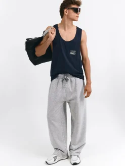 GATE Bawełniana koszulka na ramiączkach z napisem| Koszulki·Koszulki ☀️|Koszulki·Podkoszulki