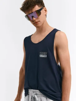 GATE Bawełniana koszulka na ramiączkach z napisem| Koszulki·Koszulki ☀️|Koszulki·Podkoszulki