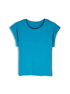 GATE Bawełniana koszulka o krótkim kroju| Koszulki I Topy·Koszulki