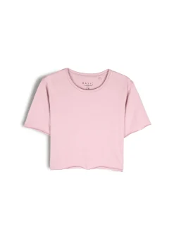 GATE Bawełniana koszulka o krótkim kroju| Koszulki I Topy·Koszulki|Koszulki I Topy·Crop Top ☀️