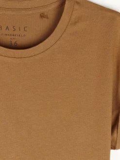 GATE Bawełniana koszulka o krótkim kroju| Koszulki I Topy·Koszulki