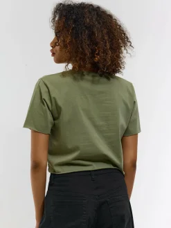 GATE Bawełniana koszulka o krótkim kroju| Koszulki I Topy·Koszulki|Koszulki I Topy·Crop Top ☀️