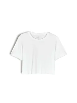 GATE Bawełniana koszulka o krótkim kroju| Koszulki I Topy·Koszulki|Koszulki I Topy·Crop Top ☀️