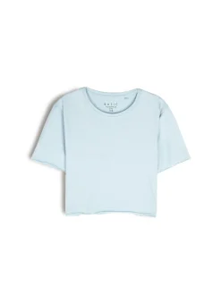 GATE Bawełniana koszulka o krótkim kroju| Koszulki I Topy·Koszulki|Koszulki I Topy·Crop Top ☀️