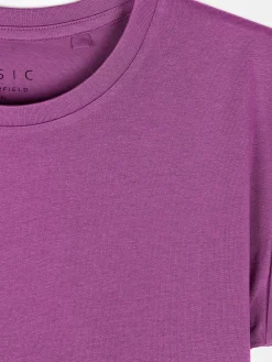 GATE Bawełniana koszulka o krótkim kroju| Koszulki I Topy·Koszulki