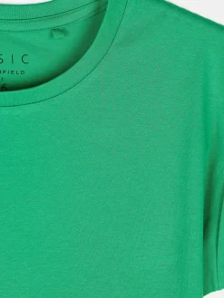 GATE Bawełniana koszulka o krótkim kroju| Koszulki I Topy·Koszulki