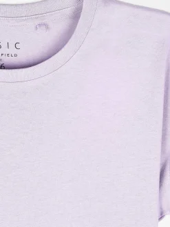 GATE Bawełniana koszulka o krótkim kroju| Koszulki I Topy·Koszulki