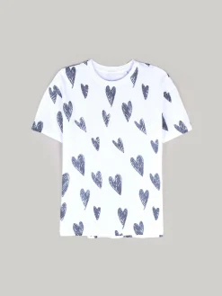 GATE Bawełniana koszulka oversize z nadrukiem| Koszulki I Topy·Koszulki|Koszulki I Topy·Koszulki Z Nadrukiem