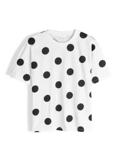 GATE Bawełniana koszulka oversize|Dzieci Dziewczynki·Koszulki I Topy