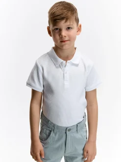 GATE Bawełniana koszulka polo|Dzieci Chłopcy·Koszulki