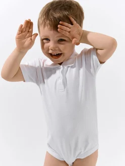 GATE Bawełniana koszulka polo z kołnierzykiem|Dzieci Baby