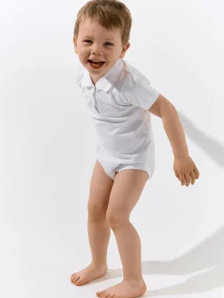 GATE Bawełniana koszulka polo z kołnierzykiem|Dzieci Baby