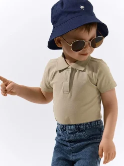 GATE Bawełniana koszulka polo z kołnierzykiem|Dzieci Baby