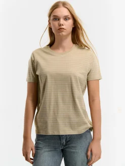 GATE Bawełniana koszulka w paski| Koszulki I Topy·Koszulki