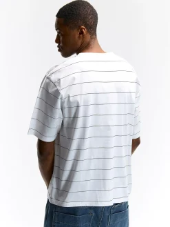 GATE Bawełniana koszulka w paski| Koszulki·Koszulki ☀️