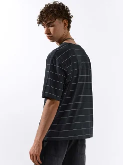 GATE Bawełniana koszulka w paski| Koszulki·Koszulki ☀️