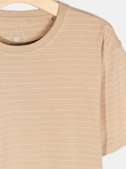 GATE Bawełniana koszulka w paski| Koszulki·Koszulki ☀️