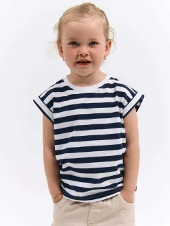 GATE Bawełniana koszulka w paski|Dzieci Dziewczynki·Koszulki I Topy