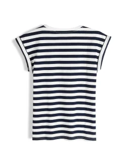 GATE Bawełniana koszulka w paski|Dzieci Dziewczynki·Koszulki I Topy