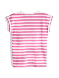 GATE Bawełniana koszulka w paski|Dzieci Dziewczynki·Koszulki I Topy
