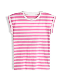 GATE Bawełniana koszulka w paski|Dzieci Dziewczynki·Koszulki I Topy