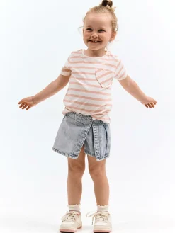 GATE Bawełniana koszulka w paski|Dzieci Dziewczynki·Koszulki I Topy