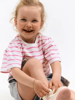 GATE Bawełniana koszulka w paski|Dzieci Dziewczynki·Koszulki I Topy