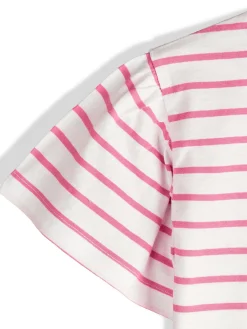 GATE Bawełniana koszulka w paski|Dzieci Dziewczynki·Koszulki I Topy