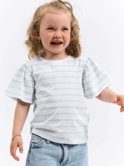 GATE Bawełniana koszulka w paski|Dzieci Dziewczynki·Koszulki I Topy
