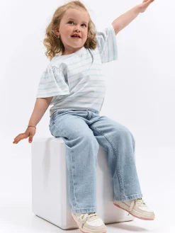 GATE Bawełniana koszulka w paski|Dzieci Dziewczynki·Koszulki I Topy