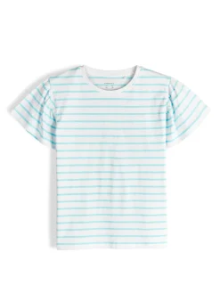 GATE Bawełniana koszulka w paski|Dzieci Dziewczynki·Koszulki I Topy