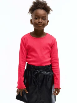 GATE Bawełniana koszulka w prążki|Dzieci Dziewczynki·Koszulki I Topy