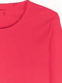 GATE Bawełniana koszulka w prążki|Dzieci Dziewczynki·Koszulki I Topy