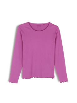 GATE Bawełniana koszulka w prążki|Dzieci Dziewczynki·Koszulki I Topy