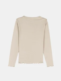 GATE Bawełniana koszulka w prążki|Dzieci Dziewczynki·Koszulki I Topy