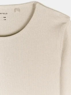 GATE Bawełniana koszulka w prążki|Dzieci Dziewczynki·Koszulki I Topy