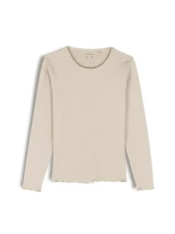 GATE Bawełniana koszulka w prążki|Dzieci Dziewczynki·Koszulki I Topy