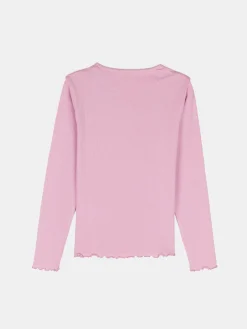 GATE Bawełniana koszulka w prążki|Dzieci Dziewczynki·Koszulki I Topy