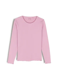 GATE Bawełniana koszulka w prążki|Dzieci Dziewczynki·Koszulki I Topy