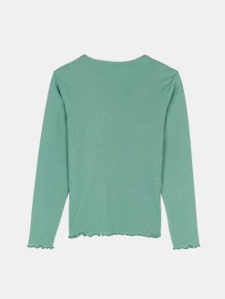 GATE Bawełniana koszulka w prążki|Dzieci Dziewczynki·Koszulki I Topy