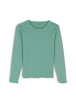 GATE Bawełniana koszulka w prążki|Dzieci Dziewczynki·Koszulki I Topy