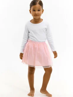 GATE Bawełniana koszulka w prążki|Dzieci Dziewczynki·Koszulki I Topy