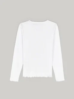 GATE Bawełniana koszulka w prążki|Dzieci Dziewczynki·Koszulki I Topy