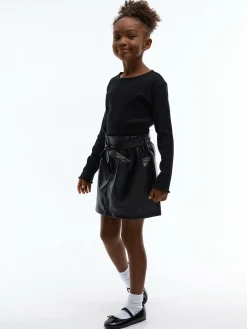 GATE Bawełniana koszulka w prążki|Dzieci Dziewczynki·Koszulki I Topy