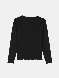 GATE Bawełniana koszulka w prążki|Dzieci Dziewczynki·Koszulki I Topy