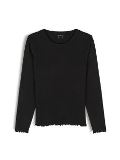 GATE Bawełniana koszulka w prążki|Dzieci Dziewczynki·Koszulki I Topy