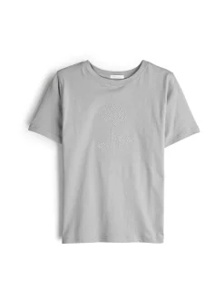 GATE Bawełniana koszulka z aplikacją| Koszulki I Topy·Koszulki