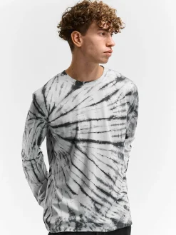 GATE Bawełniana koszulka z batiku| Koszulki·Koszulki Z Długim Rękawem